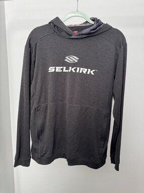 Selkirk Pickleball Hoodie Men's Medium Black Performance Pullover